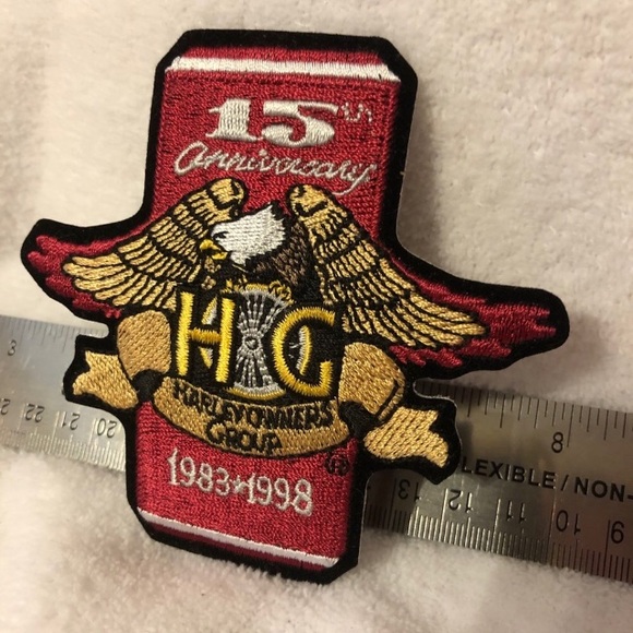 Harley-Davidson HOG 15th anniversary patch biker - Picture 2 of 3